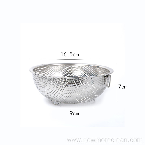 Kitchen Colander Bowl Stainless Steel Strainers